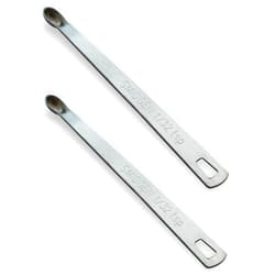 BERYLER® 2 PCS 1/32 Teaspoon(1/32 Tsp | 0.165 mL | 0.165 cc) Single Measuring Spoon, Small Measuring Spoon Only, Individual Tiny Measuring Spoons, Stainless Steel Mini Measuring Spoons for Cooking
