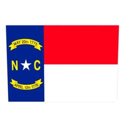 LS North Carolina state flag USA sticker decal 5