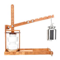 PetriStor Dutch Wooden Cheese Press - Cheese Making Kit (Wooden Cheese Press with Lever and 2 Cheese Molds 1.2L)-Cheese Press for Home Cheese Making pressure up to 200 lbs