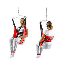 FSUHHIAD Fushida Hoyer Lift Sling,Commode Patient Lift Slings Medical Transfer Sling for Patients Shower Bath,Large Toileting Sling,Lift Sling for Elderly Bariatric,Divided U Slings Fit Invacare/Hoyer Lift
