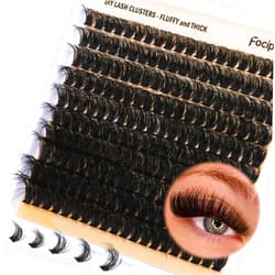 Focipeysa DIY Lash Clusters Fluffy Volume Eyelash Extension 10-18MIX D Curl Individual Lash Clusters 90D Individual Lashes Extensions Clusters Lashes DIY Lash for Beginners by Focipeysa
