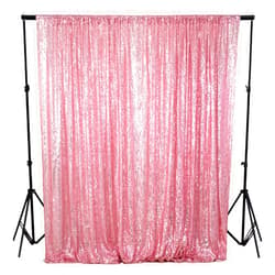 ShiDianYi 4FTX6FT-Fuchsia Pink-Sequin Photo Backdrop, Wedding Photo Booth,Photography Background (Fuchsia Pink)