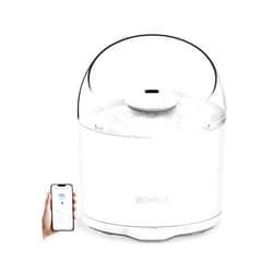 CATLINK Cat Water Fountain with Wireless Pump, 91.71oz/2.6L, Ultra Quiet, Ultrafiltration, Health Monitoring, for Cat Inside, App Control, Automatic Pet Drinking Fountains, CATLINK Pure 2