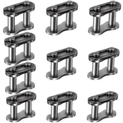 PAGOW 10pcs #25 Chain Master Link Roller, Master Connector Link for Baja Doodle Bug Motovox Mini Bike Harbor Freight Predator 212cc Go Kart Cart (10pcs #25)