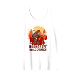 Camping Bushcraft and Survival accessories gifts Bushcrafter Survival Outdoor-Camping Bigfoot-Bushcraft Tank Top