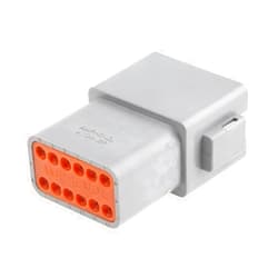 Amphenol Sine/Tuchel Receptacle, at, 12 Way, Pin - AT04-12PA