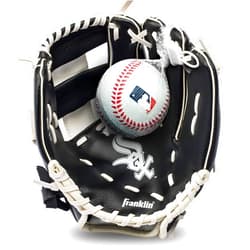 Franklin Sports MLB Youth Teeball Glove and Ball Set - Kids Baseball and Teeball Glove and Ball - Perfect First Kids Glove - 9.5