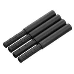 Bremorou 4 Pcs Golf Shaft Extension Golf Club Extension Rod Club Shaft Extensions Stick Extender Extensions for Graphite Shafts for Iron Wood Putter Accessories(Black)