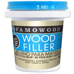 FamoWood 40042142 Latex Wood Filler - 1/4 Pint, Walnut