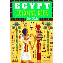 TheColoringOfPharaohs Publishing Egypt Coloring Book: For Kids Girls & Boys | Kids Coloring Book with 30 Unique Pages to Color on Ancient Egypt, Pharaohs, Pyramids, Sphinxes and Hieroglyphs | Perfect for Preschool Activity at home.