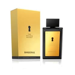 Banderas Perfumes - The Golden Secret - Eau de Toilette Spray for Men - Long Lasting - Masculine, Casual and Elegant Fragrance - Mint, Apple and Spicy Notes - Ideal for Day Wear - 1.7 Fl Oz
