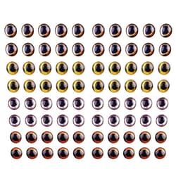 Shaddock Fishing Fishing Eyes for Lures, 3D/4D/5D Realistic Holographic Lure Eyes Fishing Bait Making Kit Fly Tying Material DIY Fishing Tool