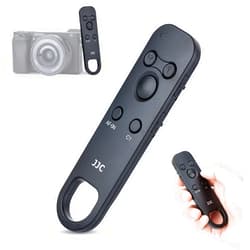 JJC Wireless Bluetooth Remote Control Replaces Sony RMT-P1BT for Sony A7R5 A7M4 ZV-E1 ZV-1F ZV-1 II ZV1 ZV-E10 FX30 A1 A7C II A7CII A6700 A6600 A6400 A6100 A7R IV III A7 IV III A9 II RX100 VII RX0 II