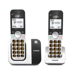 VTech Cordless Phone 2-Handset with Large Display and Big Buttons, DECT 6.0 with Caller ID/Call Waiting, Full Duplex Speakerphone, ECO Mode, Last 10 Number Redial, Easy to Use,VG231-2