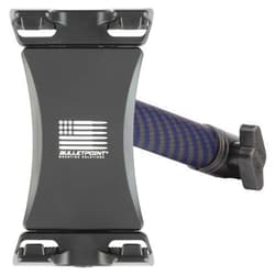 Bulletpoint Mounting Solutions Universal Tablet Mount for Truck Compatible with Apple iPad & Samsung Tablets - 20mm Integrated Ball with 7cm Matte Carbon Fiber + Kevlar Mounting Arm