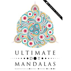 By Kiko Bou (Author) Ultimate Dot Mandalas: Meditative Geometry to Paint or Color, on White Paper