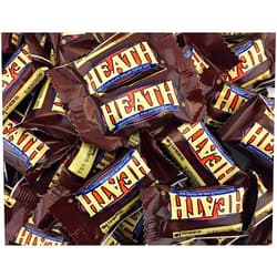 CRAZYOUTLET HEATH Milk Chocolate Toffee Candy Bars Bite Size, Bulk Pack 2 Pounds