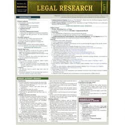 Debra Moss Curtis,Vincent Feliu Legal Research: a QuickStudy Laminated Law Reference