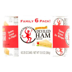 Bayside Betty Underwood Deviled Ham Spread 6 Cans of 2.25 Ounce each - SET OF 10