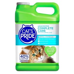 Cat's Pride Premium Lightweight Clumping Litter: Complete Care - Up to 10 Days of Powerful Odor Control - Hypoallergenic - Multi-Cat, Unscented, 10 Pounds
