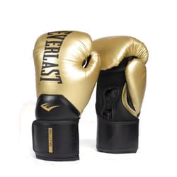 Everlast Elite 2 Boxing Gloves, Pro Training Gloves for Men and Women, Secure Fit Hook and Loop Closure & Ventilation, Heavy Bag & Speedbag Training.
