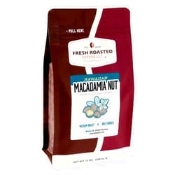Fresh Roasted Coffee, Hawaiian Macadamia Nut Flavored Coffee, 12 oz, Medium Roast, Kosher, Ground