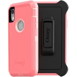OtterBox Defender Series Screenless Edition Case for iPhone XR (Only) - Retail Packaging - Pink Lemonade