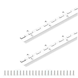GRRONZEE 2PCS Piano Hinge 24 Inch x 1 Inch Stainless Steel Continuous & Piano Hinge Heavy Duty Piano Hinges, 0.04