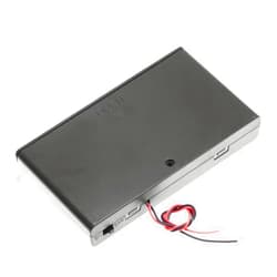 QTEATAK 2 Set 8 x AA Thicken Battery Holder Base Box with ON/Off Switch and Wire and Cover