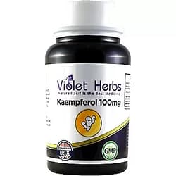 Violet Herbs Kaempferol 100mg 60 Count Bottle