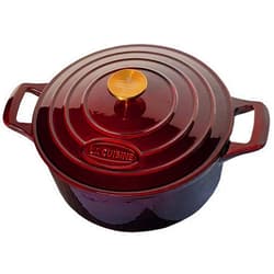 La Cuisine for life La Cuisine Enameled Cast Iron Dutch Oven Casserole Pot with Lid 6.5 QT 11