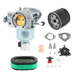 RADHLBNIU 16-853-19S Carburetor Replacement For Kohler KT725 KT730 KT735 KT740 KT745, Include Air Filter, Fuel Pump, Oil Filter parts, Replace 32-853-67-S, 32-853-63S