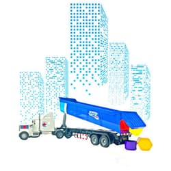 Big Daddy Big Rig Heavy Duty Construction Crane Truck - Build and Hoist Series