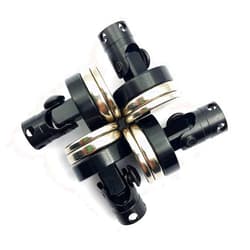 FainWan 4PCS RC Magnetic Body Post,Alloy Magnetic Stealth Invisible Body Shell Mount Column Compatible with H-S-P Red-cat Hi-Moto Tra-xxas SCX10 4WD 1/10 RC Car (Black)
