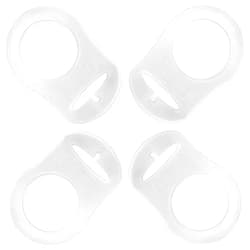 PUTSKA Pacifier Adapter Rings - Silicone Adapter for Pacifier Holder and Clip MAM-Compatible