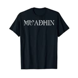 Islamic Crescent Moon and Star X Mu'adhin Islamic Crescent Moon T-Shirt