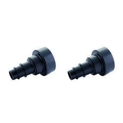 POWERTEC 70297 Modular Step 4 in 1 Adapter - Shop Vac Dust Collector Hose Fittings (Pack of 2)
