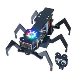 Freenove Robot Ant Kit (Compatible with Arduino IDE), Dot Matrix Expressions, Ultrasonic Obstacle Avoidance, Colorful Lights, App, STEM Project