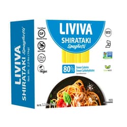 LIVIVA Dried Shirataki Spaghetti 1 kg Pack - Low Calories - 25 Calories, 0g of Fat and 0g of sugar