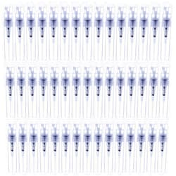 SYBiTeng 60 Pcs Empty Plastic Spray Bottles Perfume Bottle vials small mini clear oil spritzer mister cleaning atomizer spray sample containers with lids.Portable Makeup Tool. (3ml（0.10Oz）)