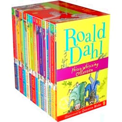 By Roald Dahl (Author) Roald Dahl 15 Book Box Set (Slipcase) Includes Matilda, Witches, The Twits, Fantastic Mr Fox, Charlie & the Chocolate Factory, Georges Marvellous Medicine, The BFG, Danny the Champion of the World.... by Dahl, Roald on 01/03/2010 unknown edition