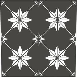 FloorPops Black Rigel Peel & Stick Floor Tiles, FP3990