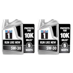 Mobil 1 Advanced Full Synthetic Motor Oil 5W-30, 5 Quart (Pack of 2)
