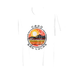 Cabo San Lucas Baja California Apparel - DZignLine Vintage Cabo San Lucas Mexico Sunset Distressed Novelty T-Shirt