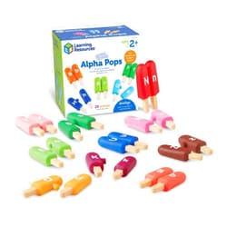 Learning Resources Smart Snacks Alpha Pops, 26 Pieces, Age 2+, Toys for Toddlers, Toddler Alphabet, Learning ABC, Learning Toys, Stocking Stuffers for Kids