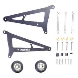TOOMOD Aluminum Wheelie Bar Tail Head Up Wheels for 1/10 Tamiya Super ClodBuster/Bullhead TXT-1 Truck RC Car Upgrade Parts