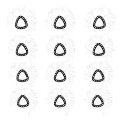 V-chen 12 Pack Spin Mop Replacement Heads, 100% Microfiber Spin Mop Refill for Easy Wring Compatible with Triangle Spin Mop, 360 Degree Spinning Mop Replace Head for Floor Cleaning