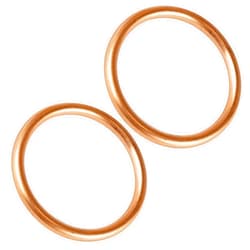 Caltric 2 Muffler Pipe Gaskets Compatible with Honda Cb250 Nighthawk 250 1991-1997 2000-2008