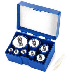 Bekith 8PCS 1000g Calibration Weights, Gram Precision Steel Scale Calibration Weight Kit Set 10g 20g 50g 100g 200g 500g, Calibration Weight with Tweezers for Digital Scale Balance, Lab Scale