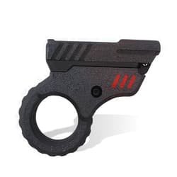Forauzon Fidget Gun Slider,3D Printed Fingertip Slider,2024 New Slider Fidget Toy,Stress Relieving Toys for People with Autism, Anxiety, and Autism(Blacks)